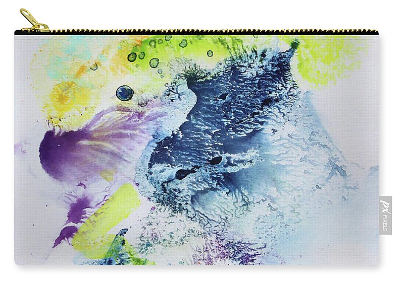 Painting Zip Pouch featuring the painting You Can Dream by Jutta Maria Pusl