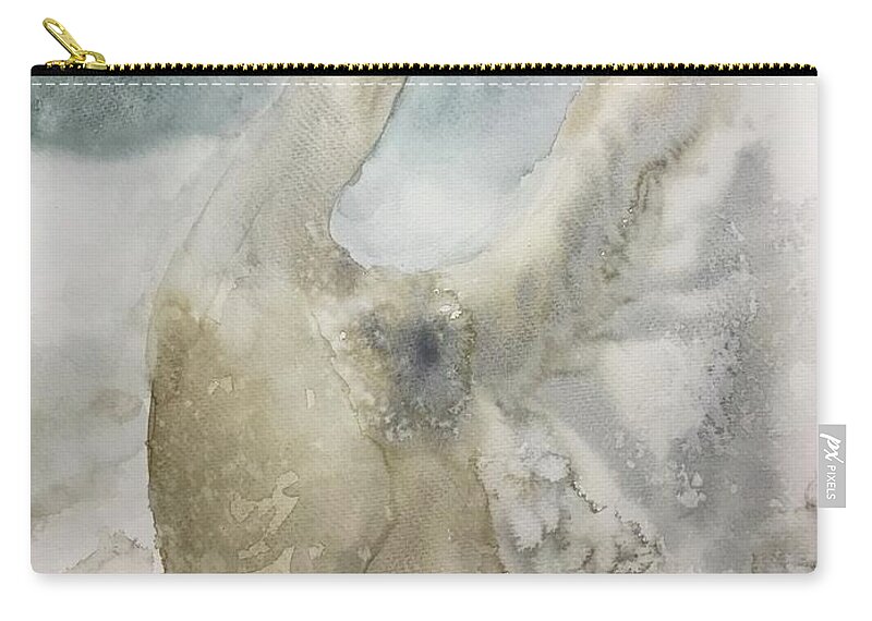 0322021 Zip Pouch featuring the painting 0322021 by Han in Huang wong