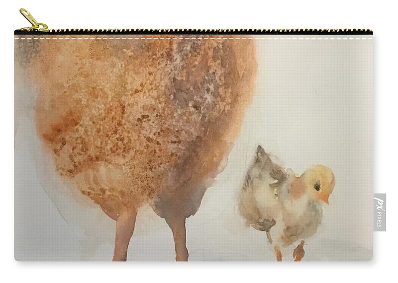 0342021 Carry-all Pouch featuring the painting 0342022 by Han in Huang wong
