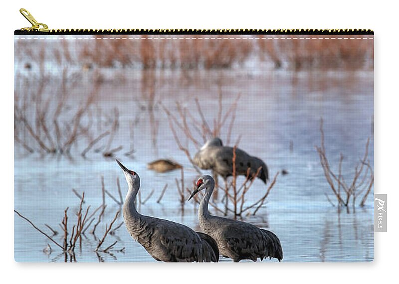 Southwest Zip Pouch featuring the photograph Balance #1 by Robert Harris