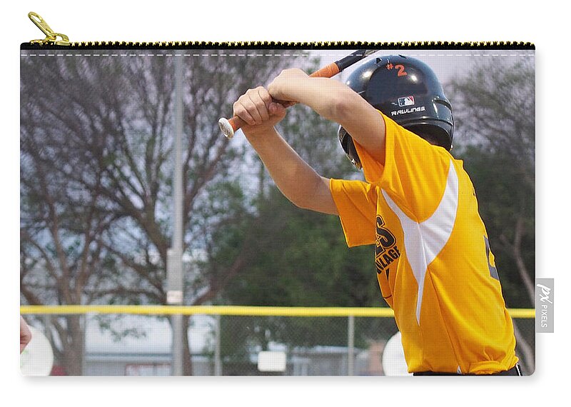 Sports Carry-all Pouch featuring the photograph Batter Up by C Winslow Shafer