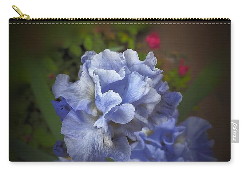 Botanical Zip Pouch featuring the photograph Blue Green Red #1 by Richard Thomas