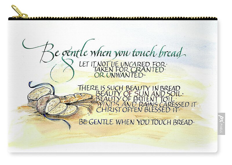 Baker Carry-all Pouch featuring the painting Bread by Judy Dodds