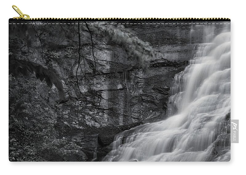  Carry-all Pouch featuring the photograph Chittenango Falls by Brad Nellis