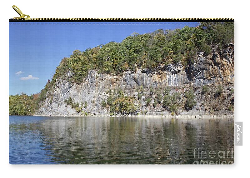  Zip Pouch featuring the photograph Compton Rapids by Annamaria Frost