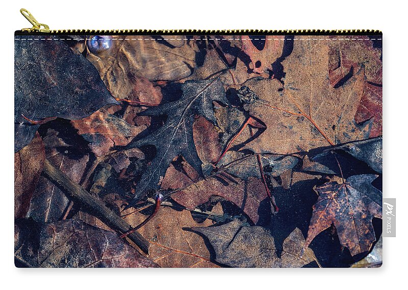 Delaware River Zip Pouch featuring the photograph Delaware River Clean Water #1 by Amelia Pearn