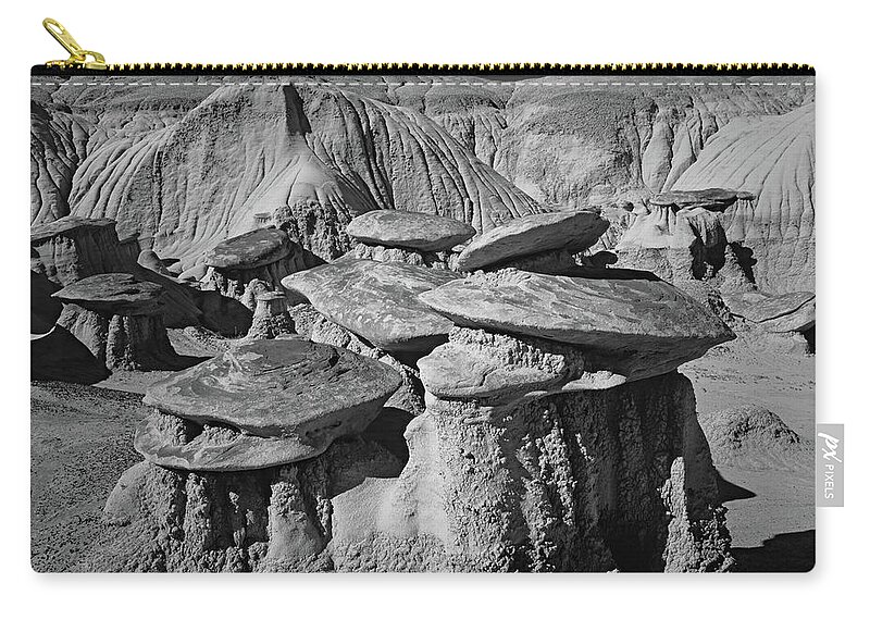 New Mexico Zip Pouch featuring the photograph Dish Rack #1 #2 by Tom Daniel