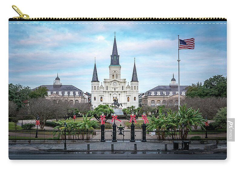 Birthplace Of Jazz Zip Pouch featuring the photograph Easy like Sunday morning #1 by Darrell DeRosia