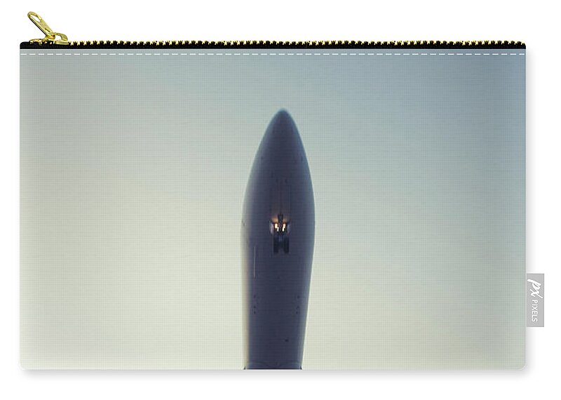 Condensation Zip Pouch featuring the photograph Flight #6 by Greg Bajor