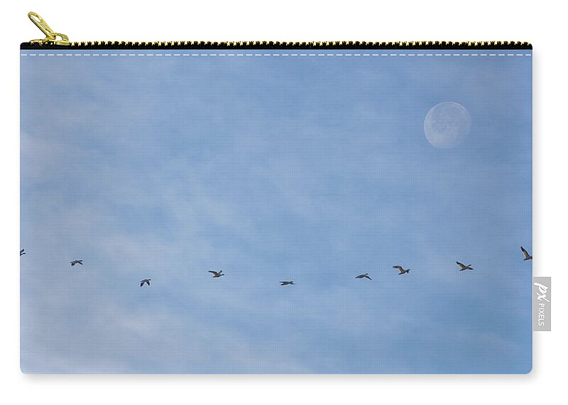 Moon Carry-all Pouch featuring the photograph Fly Me To The Moon by Darren White