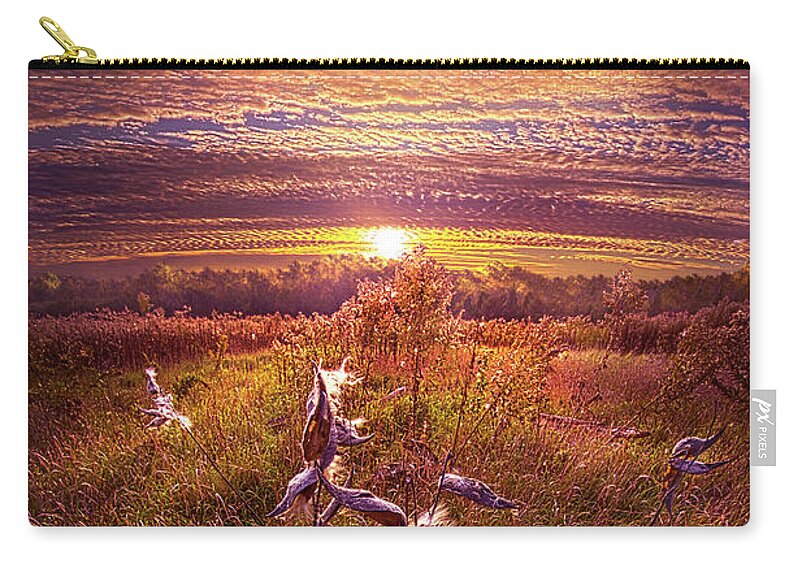 Rural Zip Pouch featuring the photograph Giving Thanks #1 by Phil Koch