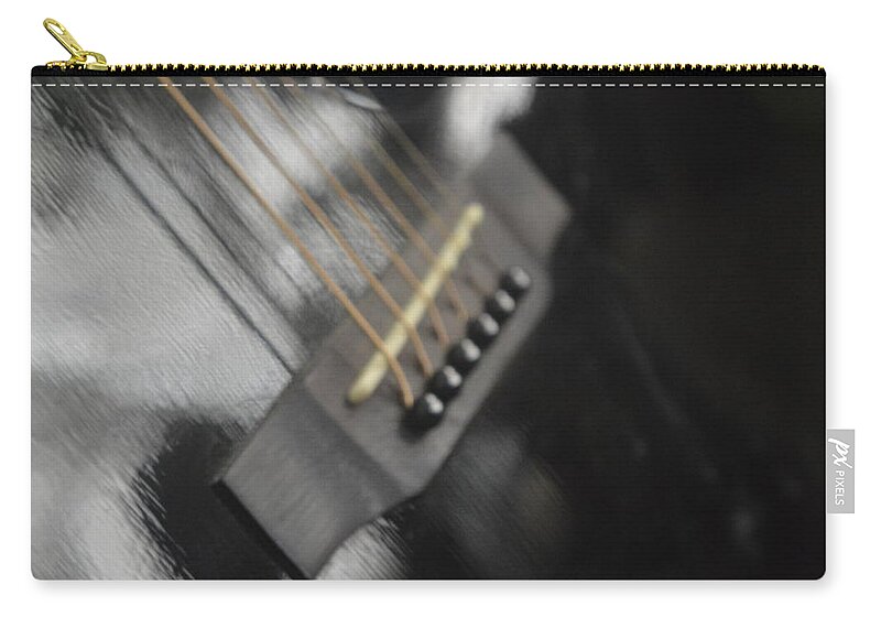  Carry-all Pouch featuring the photograph Guitar by Michelle Hoffmann