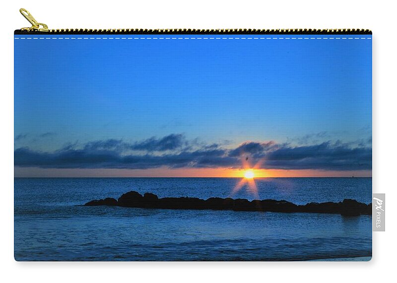  Carry-all Pouch featuring the photograph Hampton Va Sunrise by Brad Nellis