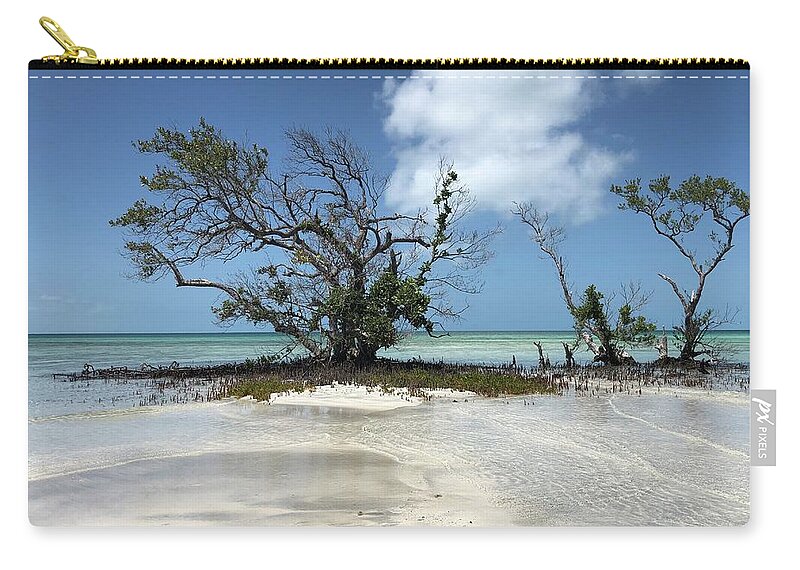 Key West Florida Waters Carry-all Pouch featuring the photograph Key West Waters by Ashley Turner