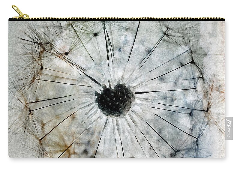 Dandelion Zip Pouch featuring the photograph Make a Wish #2 by Tikvah's Hope