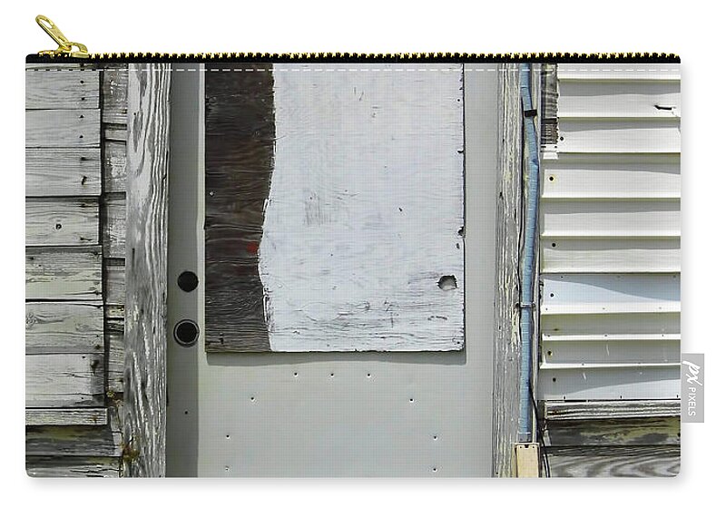 Door Zip Pouch featuring the photograph Old Door #1 by D Hackett