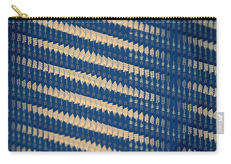 Abstract Carry-all Pouch featuring the digital art Pattern 37 by Marko Sabotin