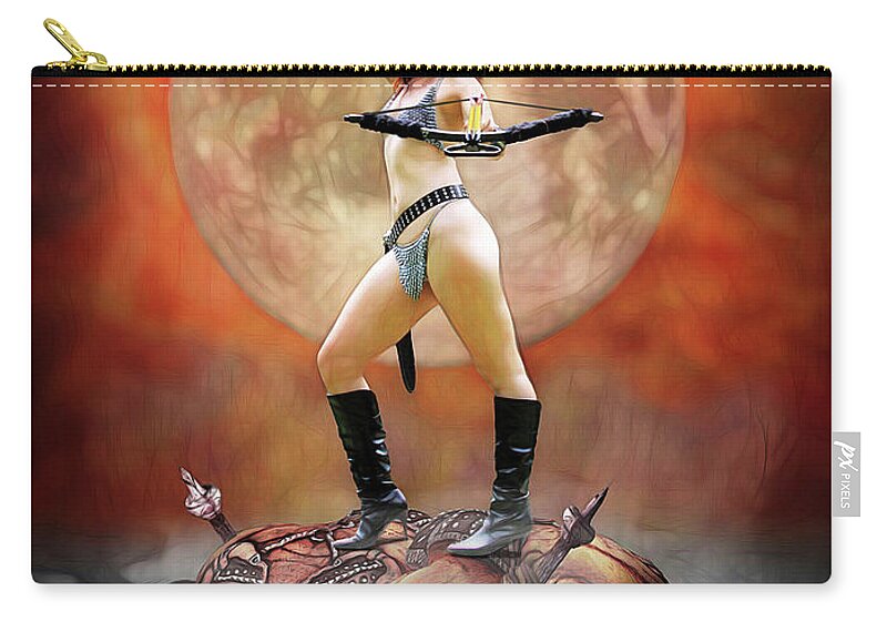 Death Carry-all Pouch featuring the photograph Planet Of Death by Jon Volden