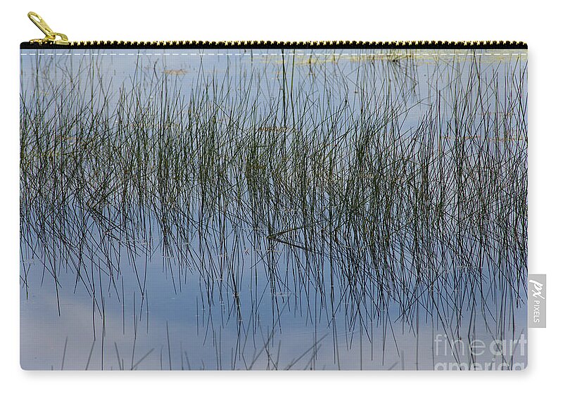 Pond Zip Pouch featuring the photograph Pond Reflections by Kae Cheatham