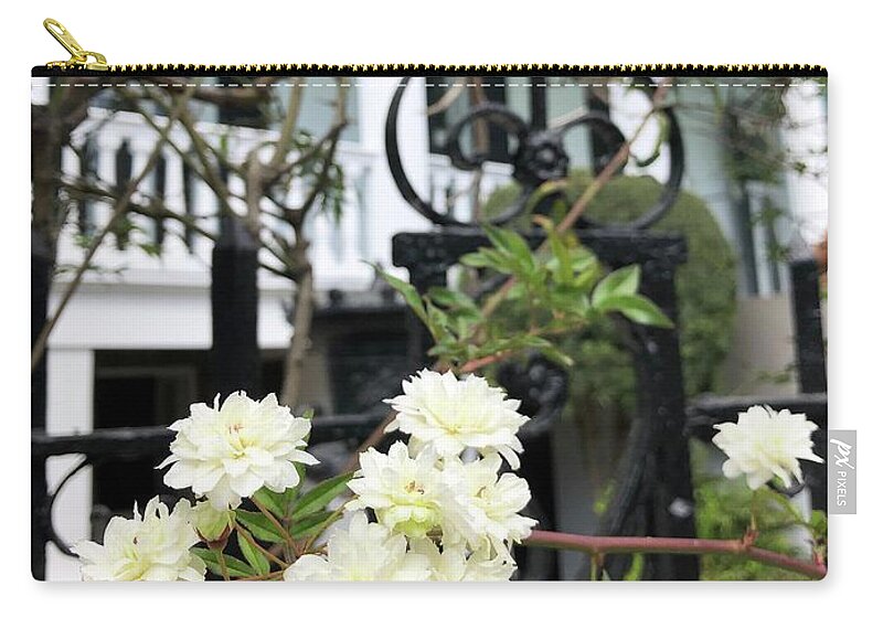 Roses Zip Pouch featuring the photograph Roses #1 by Flavia Westerwelle