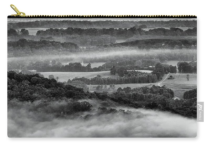 Tennessee Zip Pouch featuring the photograph Scenic Overlook 13 #1 by Phil Perkins