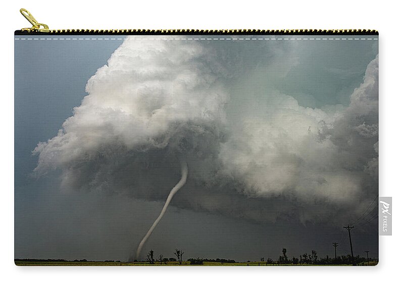 South Dakota Zip Pouch featuring the photograph Silver Snake #1 by Marcus Hustedde
