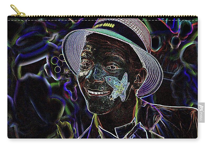 Digital Decor Zip Pouch featuring the photograph Star Man #2 by Andrew Hewett