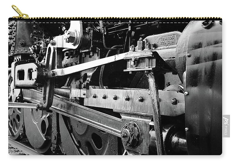 Steam Zip Pouch featuring the photograph Steam Power by Lens Art Photography By Larry Trager