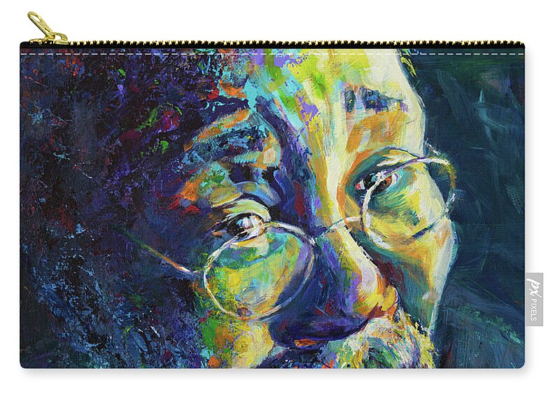 Art Carry-all Pouch featuring the painting Story-Teller by Robert FERD Frank