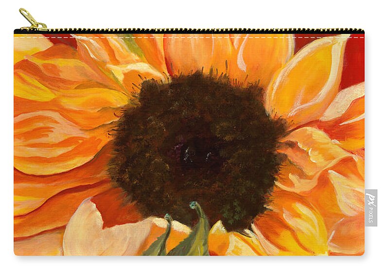Autumn Carry-all Pouch featuring the painting Sun Dancer by Juliette Becker