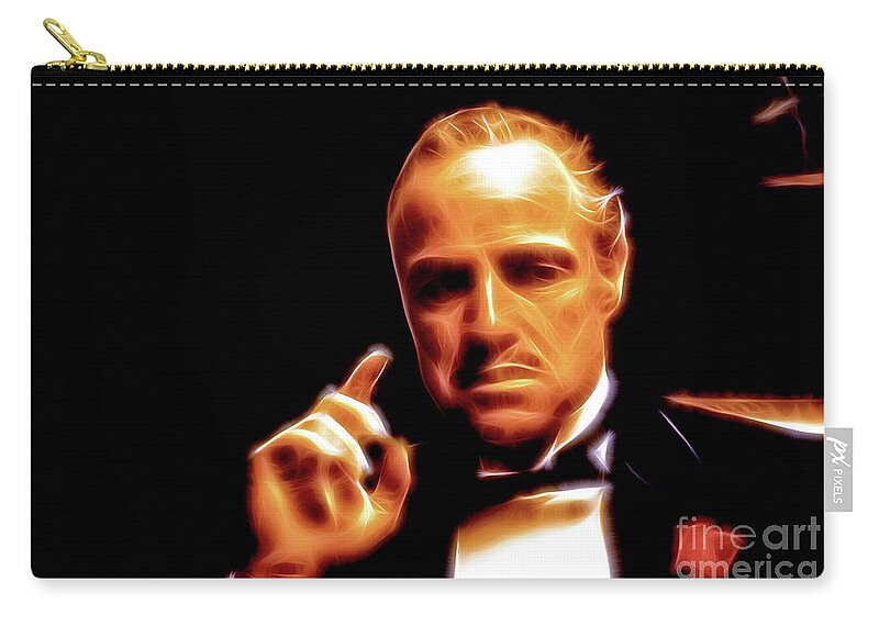 El Padrino Zip Pouch featuring the photograph The Godfather #1 by Doc Braham