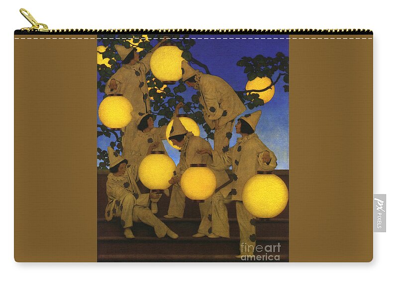 The Lantern Bearers 1908 Carry-all Pouch featuring the painting The Lantern Bearers 1908 by Maxfield Parrish