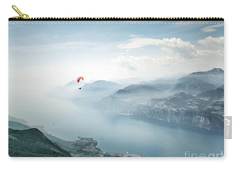 Kremsdorf Zip Pouch featuring the photograph The Sky Is The Limit by Evelina Kremsdorf