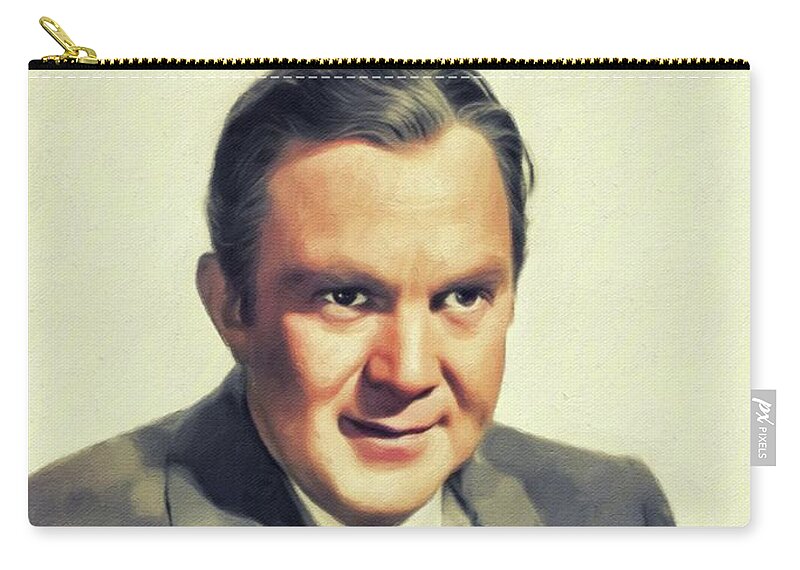 Thomas Mitchell, Vintage Actor Zip Pouch by Esoterica Art Agency - Fine Art  America