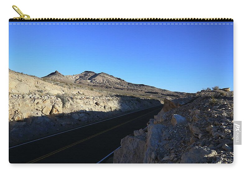 Desert Zip Pouch featuring the photograph Untitled. #1 by Jonathan Babon