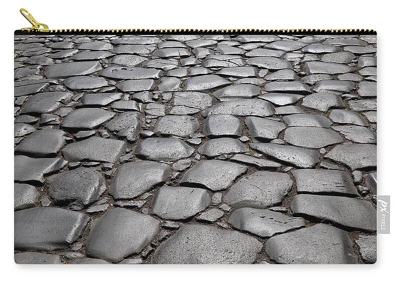 Street Zip Pouch featuring the photograph Via Sacra Street Of Ancient Rome #1 by Artur Bogacki