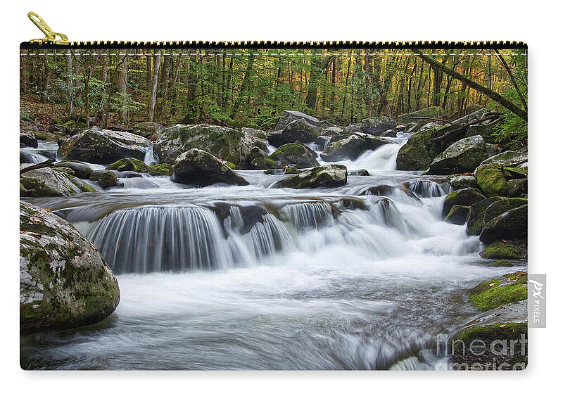 Dawn Zip Pouch featuring the photograph Waiting for the Sun #1 by Phil Perkins