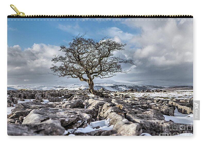 England Zip Pouch featuring the photograph Winskill Stones by Tom Holmes Photography