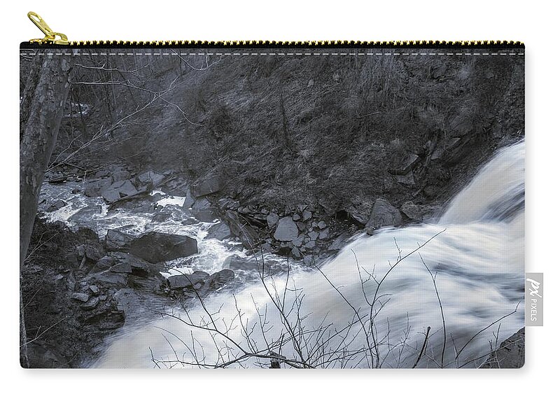 Carry-all Pouch featuring the photograph Brandywine Falls by Brad Nellis
