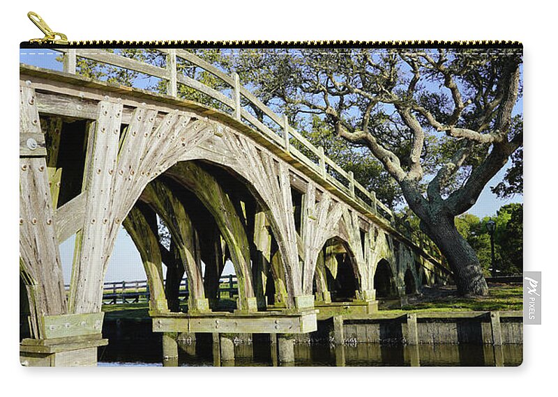 Zip Pouch featuring the photograph OBX #11 by Annamaria Frost