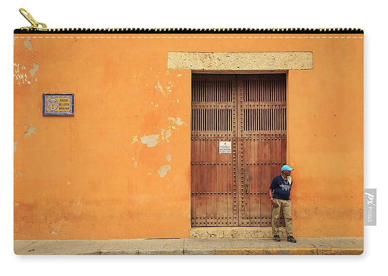 Cartagena Zip Pouch featuring the photograph Cartagena Bolivar Colombia #14 by Tristan Quevilly