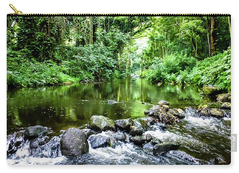 Tropical Forest Pictures Zip Pouch featuring the photograph Hawaii Scenic Photography 20150717-1293 by Rowan Lyford