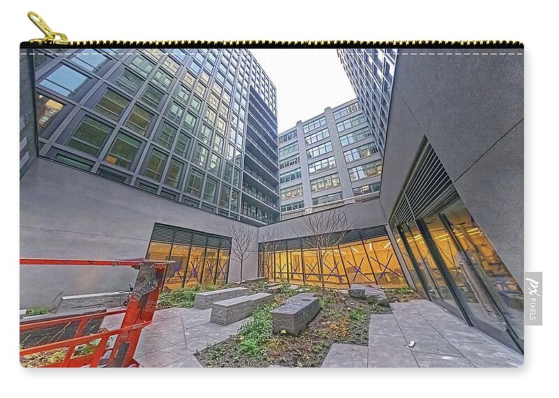 Hudson Square Zip Pouch featuring the photograph 15dec20 0241 by Steve Sahm