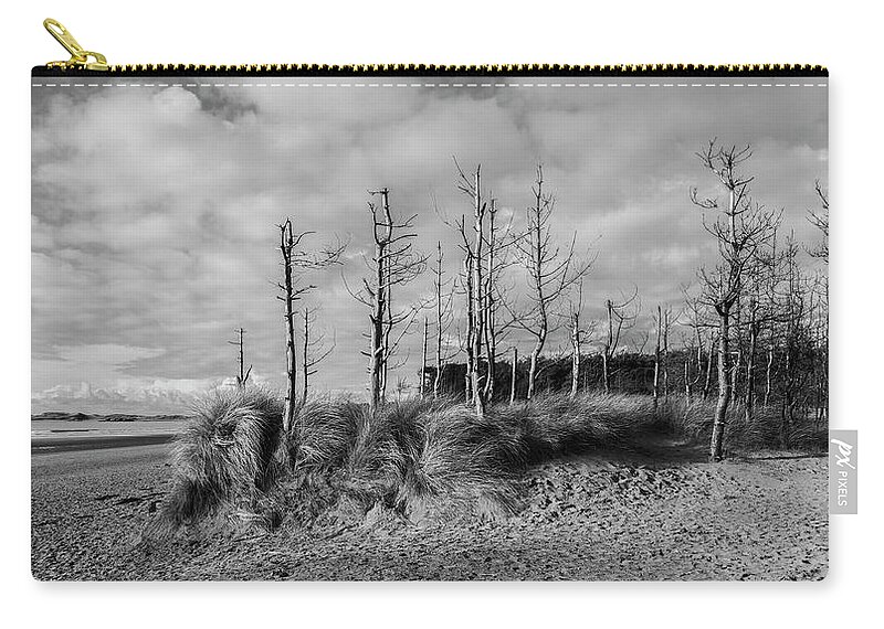 Trees Zip Pouch featuring the photograph Trees #3 by Remigiusz MARCZAK