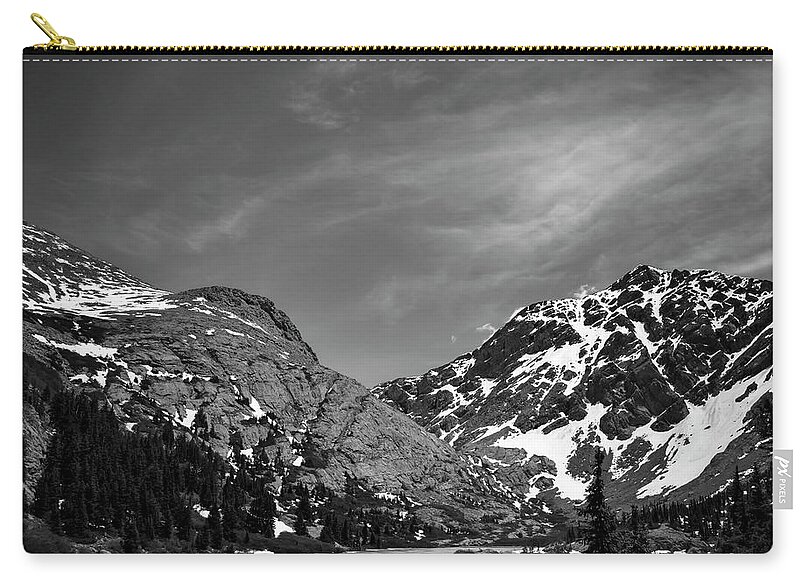 Horizontal Image Zip Pouch featuring the photograph Colorado Mountain Photography 20160611-155 by Rowan Lyford