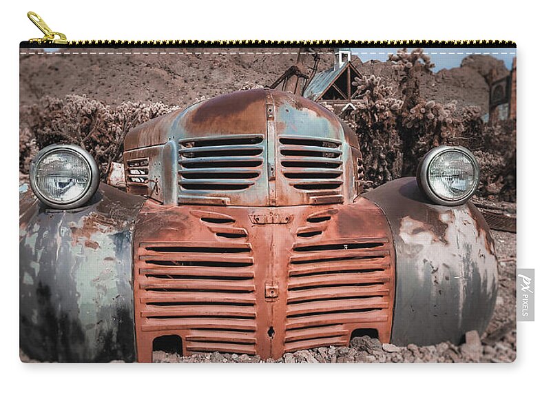 Arizona Zip Pouch featuring the photograph 1943 Chevy truck by Darrell Foster