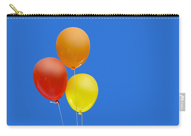 Balloons Zip Pouch featuring the photograph Balloons #1 by Nikolyn McDonald