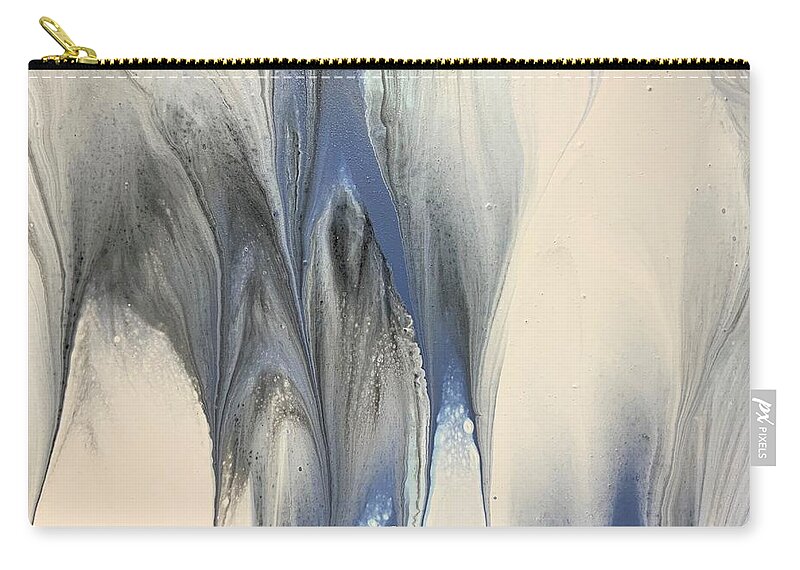 Acrylic Zip Pouch featuring the painting Bravo by Soraya Silvestri