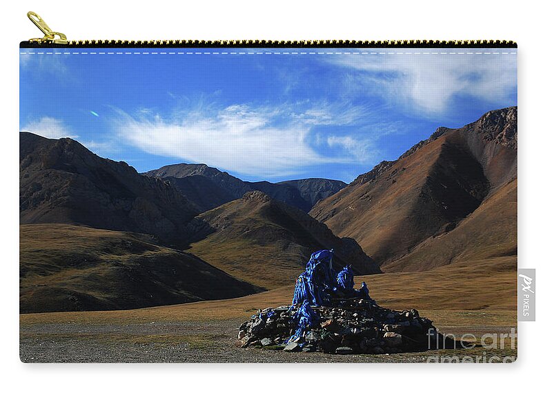Steppe Peace Carry-all Pouch featuring the photograph Colors of Countryside by Elbegzaya Lkhagvasuren