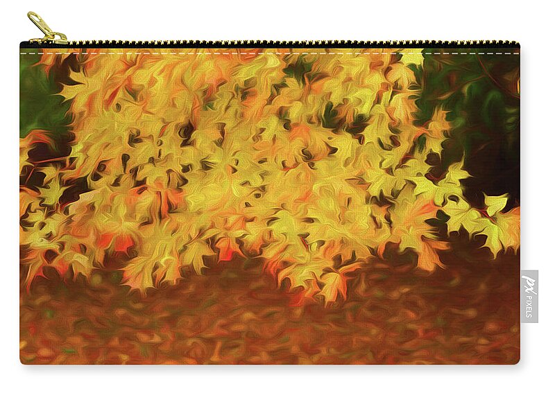 Fall Foliage Zip Pouch featuring the photograph Fall Foliage #1 by George Robinson